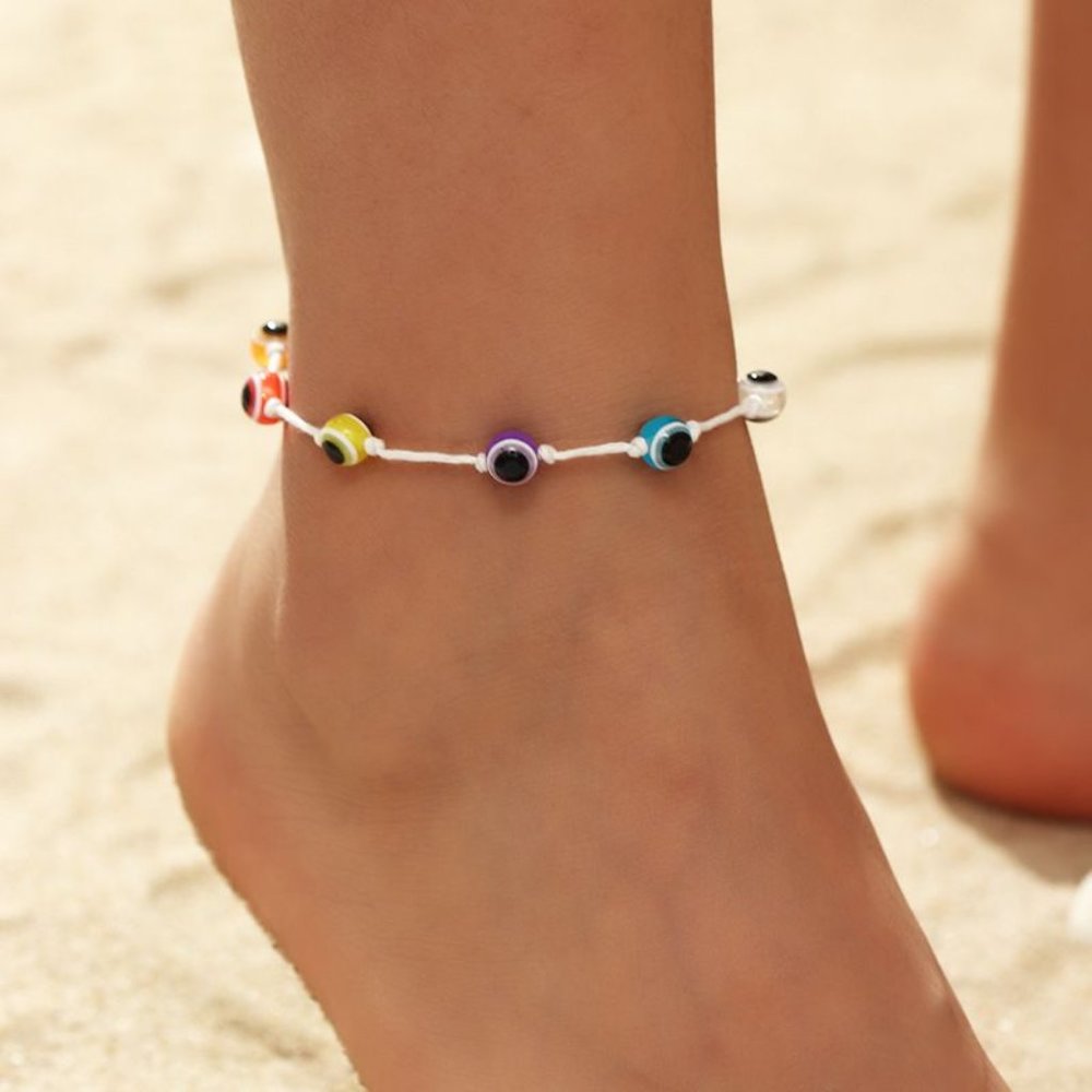 Turkey Eye  Resin Anklet Bracelet